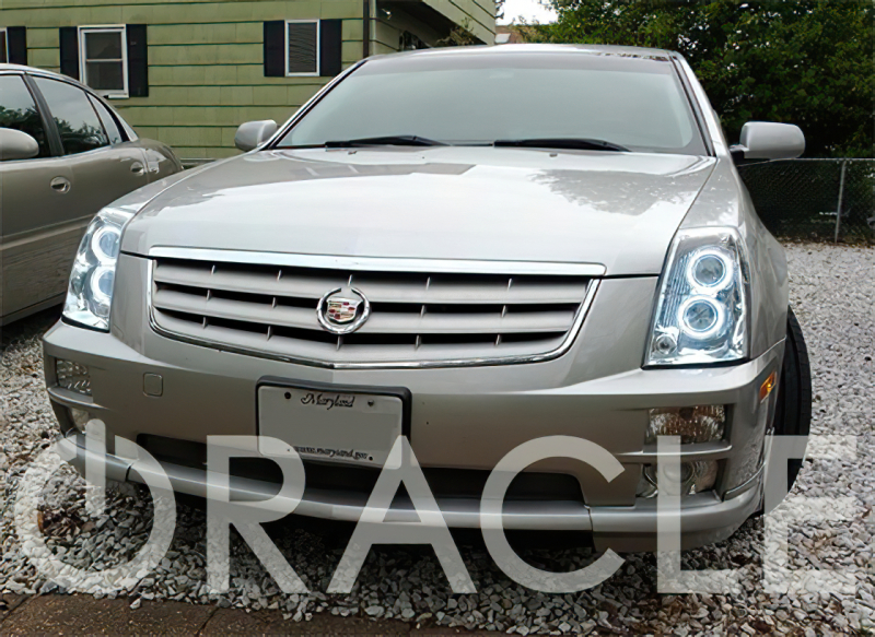 Cadillac STS Headlight Halo Kit - ORACLE Lighting - LED, SMD - Red - `05-`12